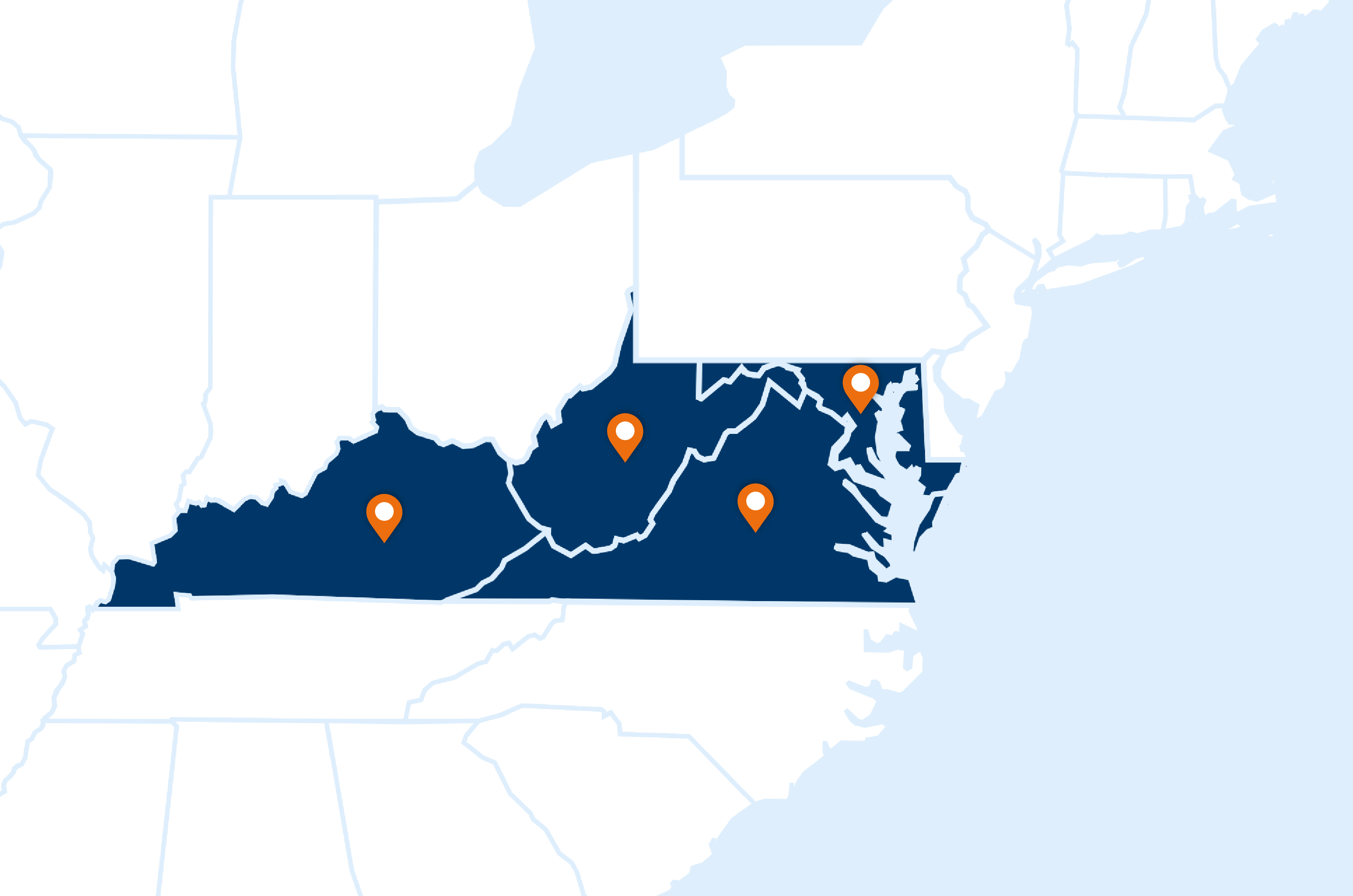Shentel Network Map